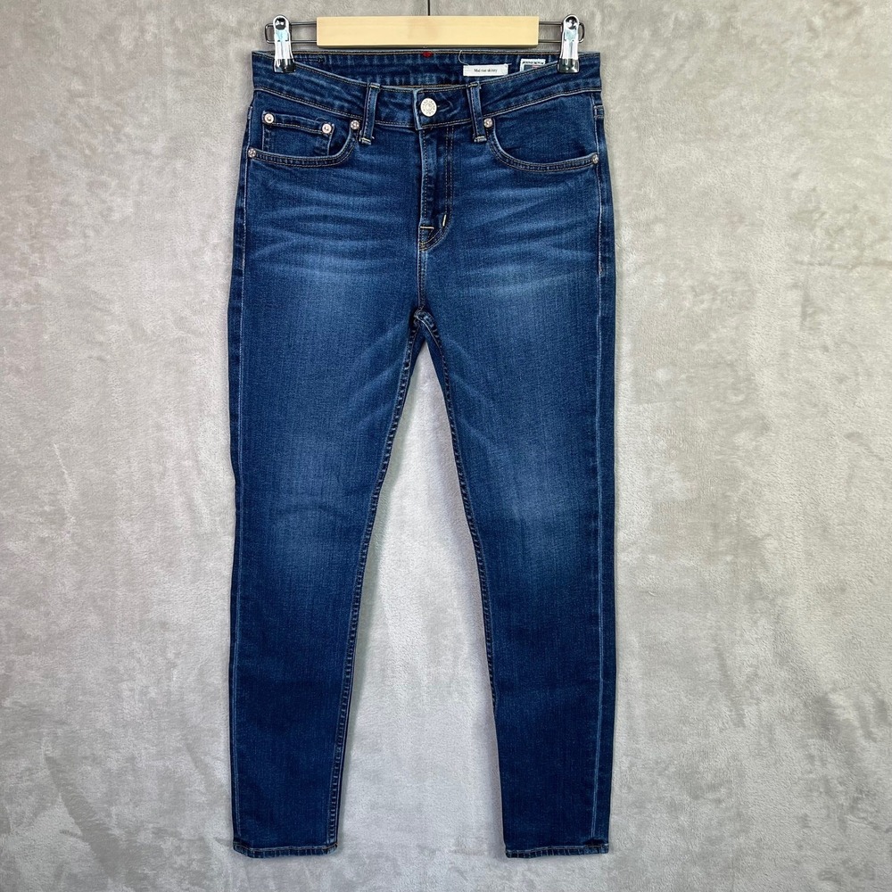 NoEnd Jeans Women's 28 Blue Betsy‎ Mid Rise Skinny Denim USA made